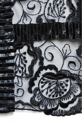 Anais Donna - Розкішний комплект з поясом для панчіх, XXXL (чорний)
