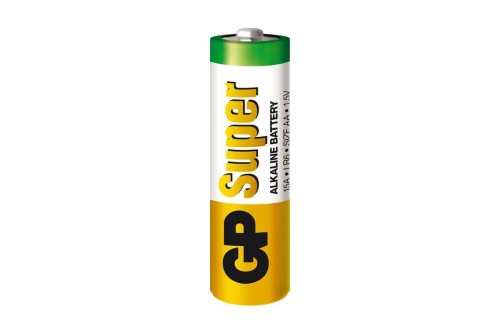GP Super Alkaline - Батарейка AA (15А, LR6, 1.5V), 1 шт