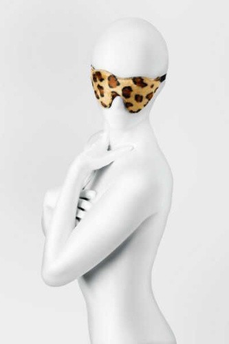 Маска Anonymo, PU шкіра, принт, 26 см - купити в Україні | Секс шоп SEX-SHOP.ua