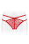 Fashion Secret Mylene Red - трусики-стрінги з подвійною лінією стегна, S-L (червоні)
