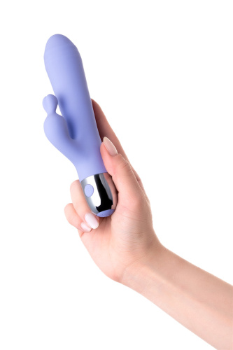 Toyfa Flovetta Crocus - Вибратор с клиторальной стимуляцией, 17.5х3.4 см (фиолетовый)
