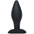 Orion Black Velvets Large - силиконовая анальная пробка, 12х4 см (черный) - sex-shop.ua