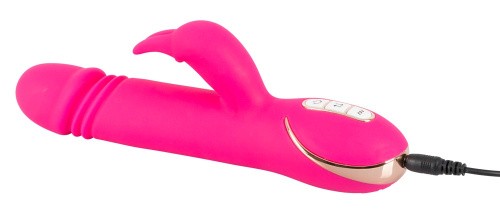 Orion Vibe Couture Rabbit Skater - Многофункциональный вибратор, 23х3.7 см (розовый) - sex-shop.ua