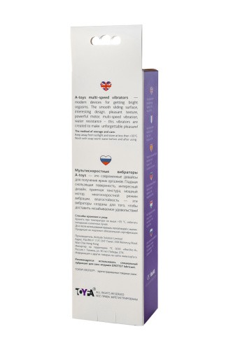 Toyfa A-Toys - Вибратор нереалистичный, 17 см (фиолетовый)