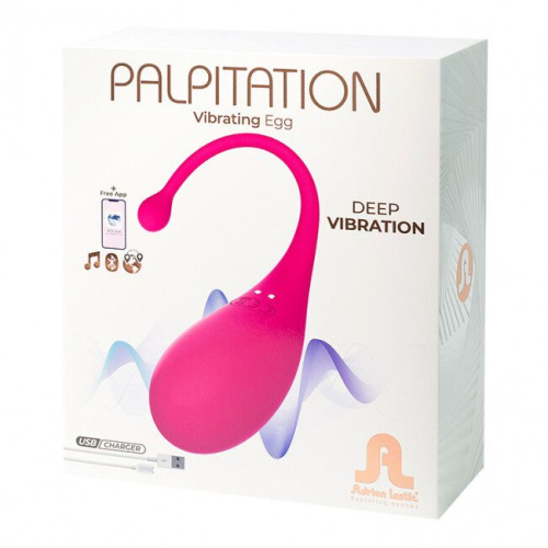 Adrien Lastic Palpitation смарт виброяйцо с глубокой вибрацией, 18х4.5 см - sex-shop.ua