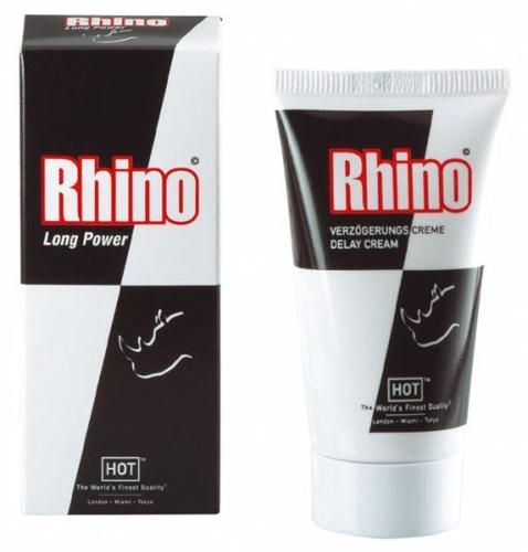 Hot Rhino long Рower Cream - Пролонгатор для мужчин, 30 мл - sex-shop.ua