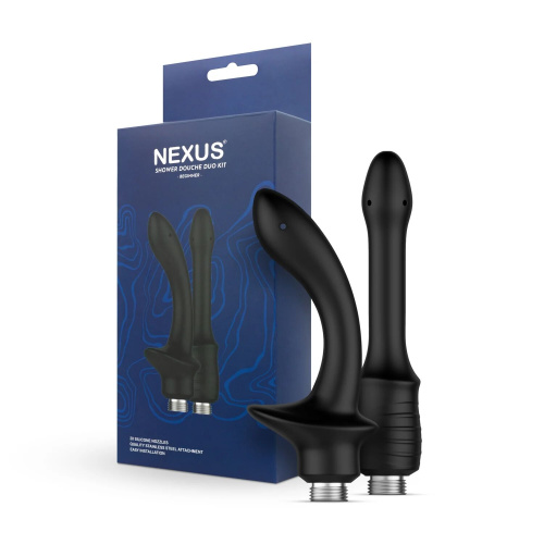 Набір насадок для анального душу Nexus Shower Douche Duo Kit Beginner - купити в Україні | Секс шоп SEX-SHOP.ua