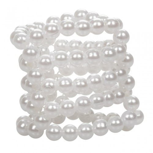 CalExotics Basic Essentials Pearl Stroker Beads - стимулирующая насадка на член маленькая, 3.8х3.8 см - sex-shop.ua