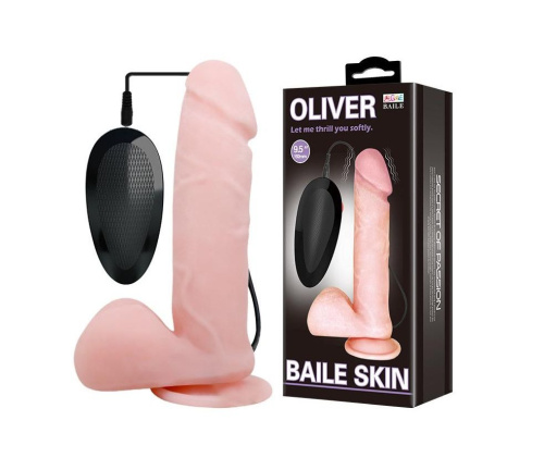 Вибратор Oliver Baile Skin 9.5", 19.5 см