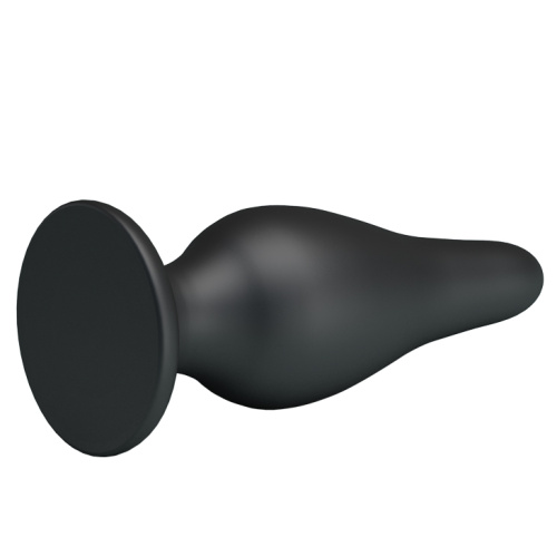 LyBaile - Pretty Love Sturdy Silicone Anal Plug - Анальная пробка, 15.4х5.5 см (чёрная) - sex-shop.ua