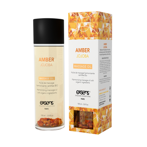 EXSENS Amber Jojoba - Натуральное массажное масло (гармонизирующее с янтарем) 100 мл