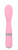 Pillow Talk Sassy Pink - Роскошный вибратор с кристаллом Сваровски для точки G, 12.8х3.8 см. (розовый)