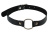 sLash Leather O-Ring Gag - кляп кільце, 38 см (чорний)