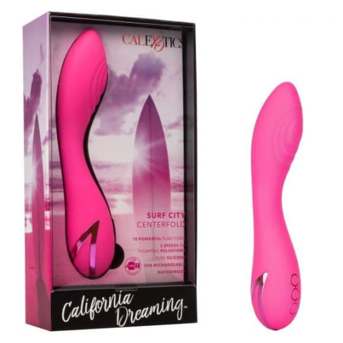 CalExotics California Dreaming Surf City Centerfold-вібратор для точки G, 16х3, 75 см - купити в Україні | Секс шоп SEX-SHOP.ua