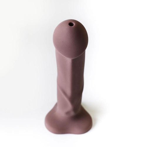 Fun Factory Pop Dildo - фаллоимитатор с эякуляцией, 17.9х4.4 см (коричневый) - sex-shop.ua