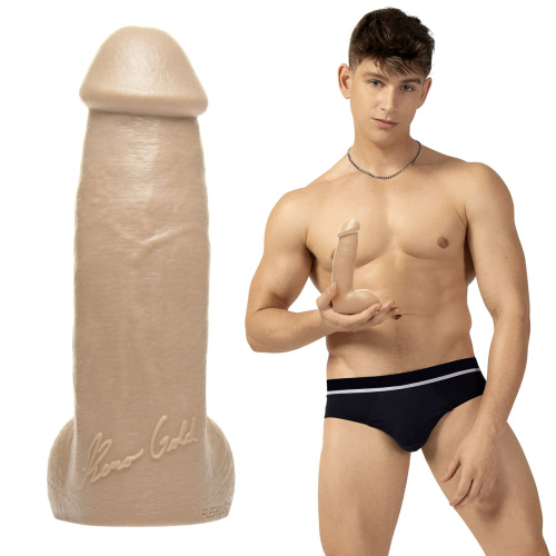 Фаллоимитатор Fleshjack Boys: Reno Gold, 19 см