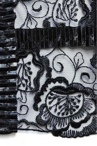 Anais Donna - Розкішний комплект з поясом для панчіх, M (чорний)