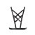 Bijoux Indiscrets MAZE - Cross Cleavage Harness - Портупея, OS (чёрный) - sex-shop.ua