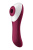 Satisfyer Dual Crush - Вакуумный клиторальный стимулятор двусторонний, 17.5х3.8 см (бордовый)