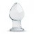 Gildo Glass Buttplug No. 26 стеклянная анальная пробка, 9х4.5 см - sex-shop.ua