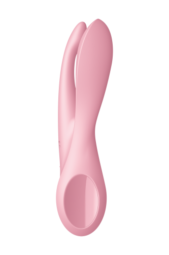 Satisfyer Threesome 1 - Клиторальный вибратор, 14 х 5.6 х 3.6 см (розовый) - sex-shop.ua