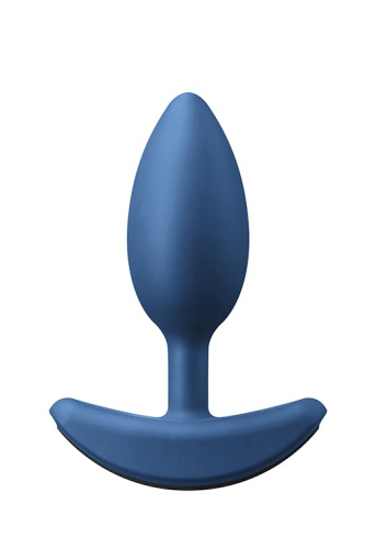 NSNovelties Renegade Heavyweight Plug - потужна обтяжена анальна пробка, 9х3,7 см (M, синій)