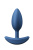 NSNovelties Renegade Heavyweight Plug - мощная утяжеленная анальная пробка, 9х3,7 см (M, синий) - sex-shop.ua
