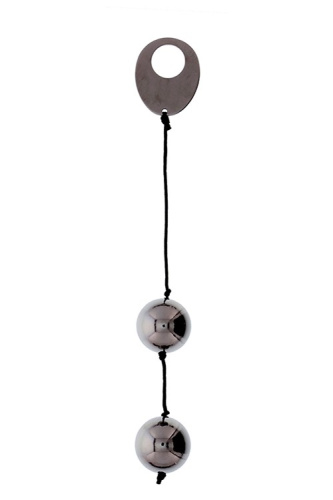 Seven Creations Domino Metallic Balls - Вагинальные металлические шарики, 3 см (хром) - sex-shop.ua