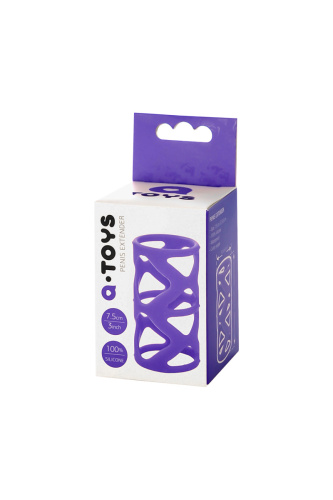 Toyfa A-Toys - Насадка на член, 7.5х3 см (фиолетовая)