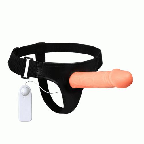 LyBaile - Baile Jessica Strap On Flesh - Страпон з вібрацією, 15.5х4 см - купити в Україні | Секс шоп SEX-SHOP.ua