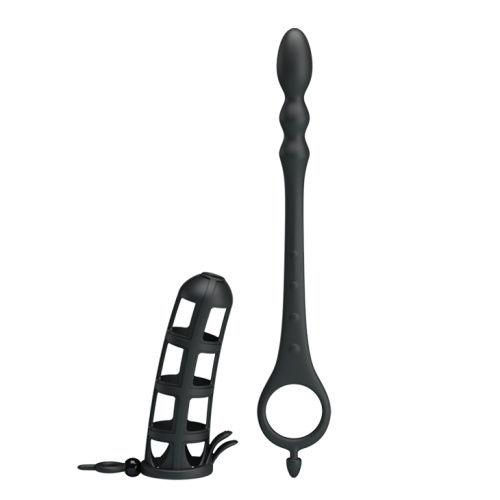 LyBaile Pretty Love Hercules Penis Sheath насадка на член с анальным стимулятором, 11.5х3.5 см