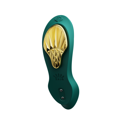 Zalo Aya - Вибратор для ношения в трусиках на дистанционном пульте управления, 8.5х2.8 см (зелёный) - sex-shop.ua
