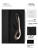 Lelo Soraya 2 Black - вибратор с гибким клиторальным стимулятором, 22х4.5 см (чёрный)