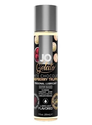 System Jo -  White Chocolate Raspberry Truffle - оральный лубрикант со вкусом белого шоколада с малиной, 30 мл