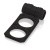 CalExotics Lovers Gear Figure 8 Enhancer - двойное виброкольцо, 10х3 см (черный)