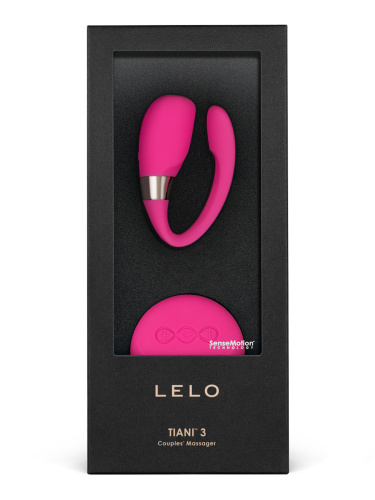 Lelo Tiani 3 - Вибратор для пар, 7х3.2 см (розовый)