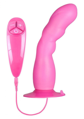 Nmc Icy Bunny Vibe W Suction Cup - Силиконовый вибратор, 16,5х3,5 см (розовый) - sex-shop.ua