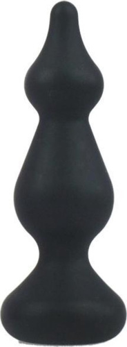 Adrien Lastic Amuse Mini Black (S) - анальная пробка с двумя переходами, 10.1х3см - sex-shop.ua