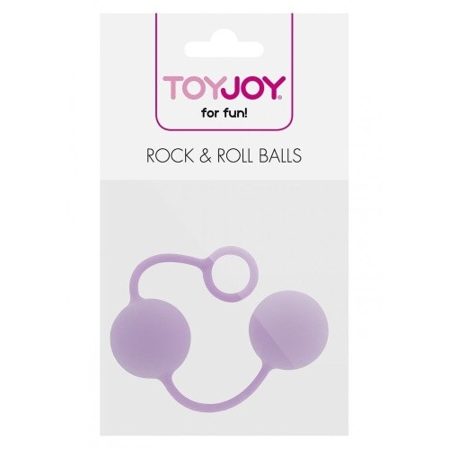 Toy Joy Rock&Roll - Вагинальные шарики, 3.5 см (сиреневый) - sex-shop.ua