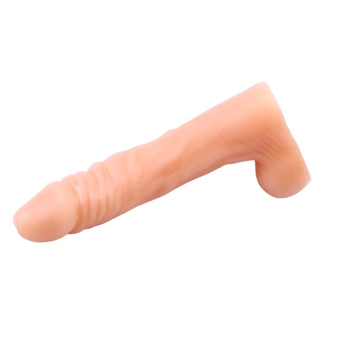 T-Skin Spread Me No.03 Dildo 6.9" - Фаллоимитатор с мошонкой, 17.7х3.5 см (телесный) - sex-shop.ua