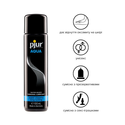 Pjur Aqua Lubricant - Лубрикант на водной основе, 100 мл - sex-shop.ua