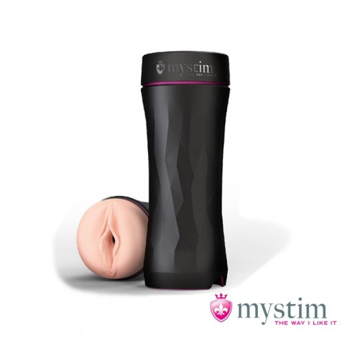 Mystim Opus E Vagina - Мастурбатор вагіна для електростимулятора, 17.5х2.8 см