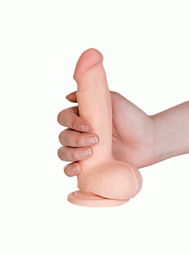 Toyfa - Suction cup based vibrator - Реалистичный вибратор, 17х4 см