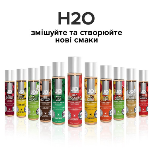 Оральная смазка со вкусом арбуза System JO H2O, 30 мл - sex-shop.ua