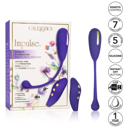 CalExotics Impulse EStim Remote Kegel Exerciser - виброяйцо тренажер Кегеля