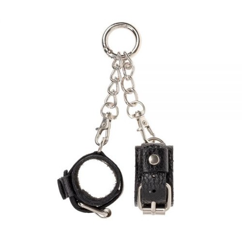 sLash Handcuffs - Брелок у вигляді наручників 16.7х2.5 см (чорний)