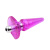 Chisa Hi-Basic Nicole Vibra Plug Pink - Анальна пробка з вібрацією, 12.5х3.2 см (рожевий)
