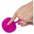 Orion Colorful Joy Bunny Tail Plug - силіконова анальна пробка з пухнастим хвостом, 13.5х3 см (рожевий)
