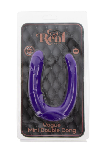 Двухсторонний фаллоимитатор Get Real Vogue Mini Double Dong, 30 см
