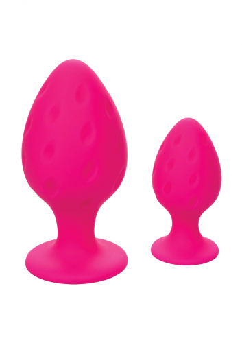 CalExotics Cheeky Buttplug - Набор анальных пробок, 9х5 см, 5х3,25 см
